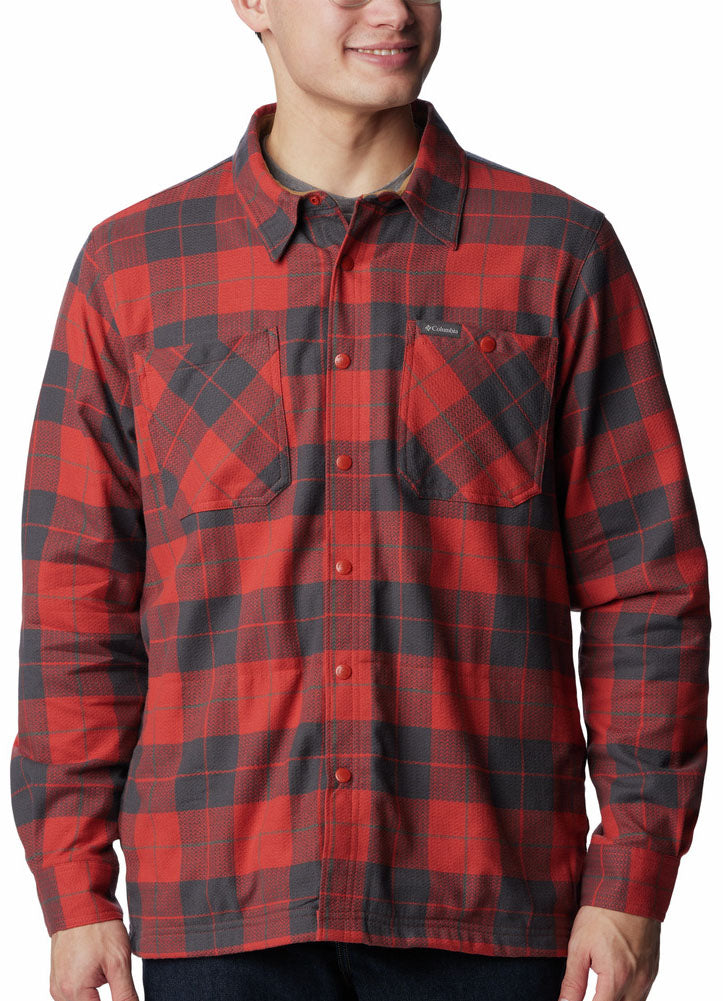 Cornell Woods Fleece Jacket - Warp Red by Columbia