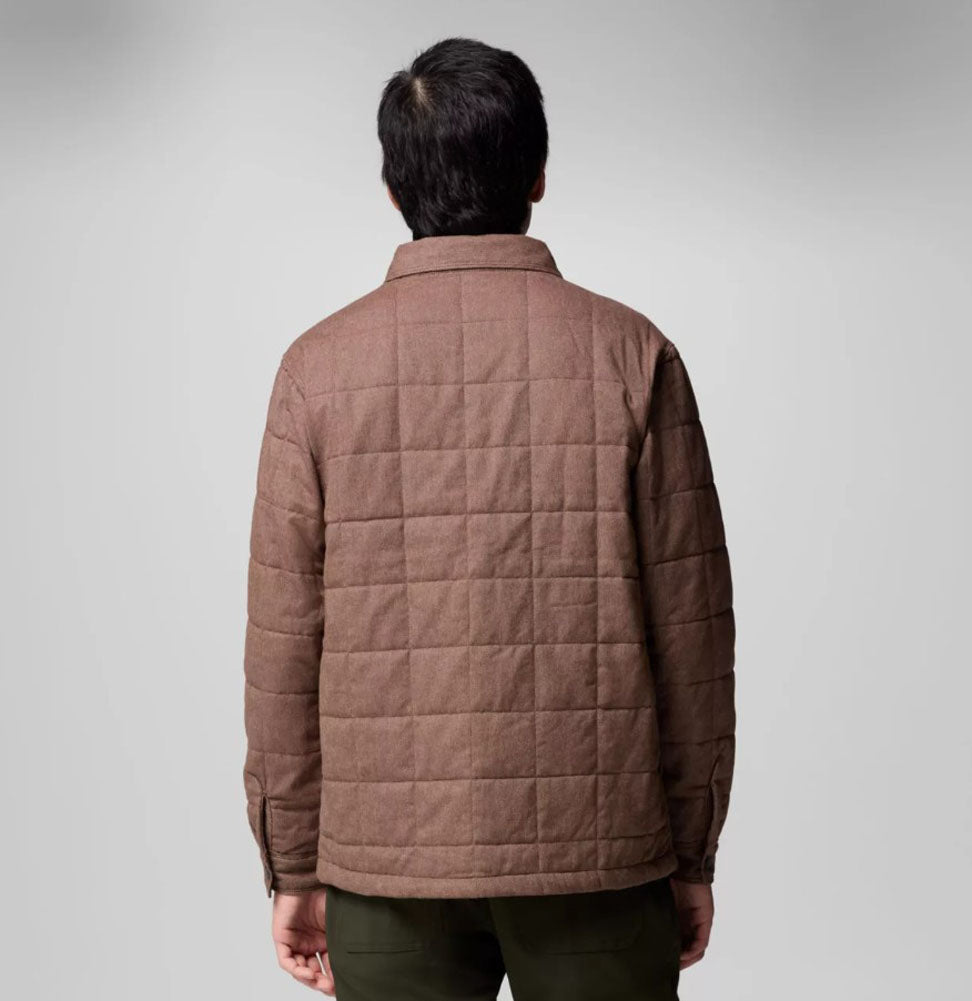 Landroamer Quilted Shirt Jacket in Tobacco by Columbia