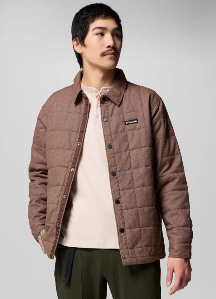 Landroamer Quilted Shirt Jacket in Tobacco by Columbia