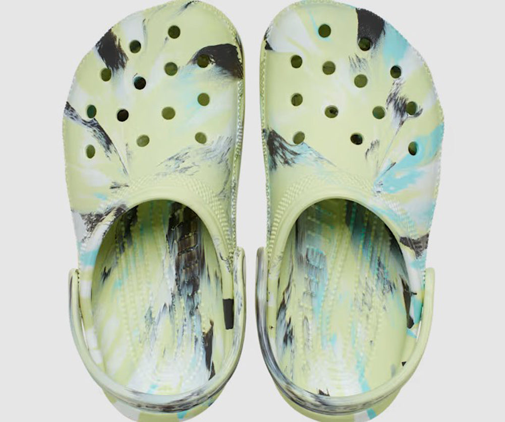 Classic Marbled Clog in Frothy Green by Crocs