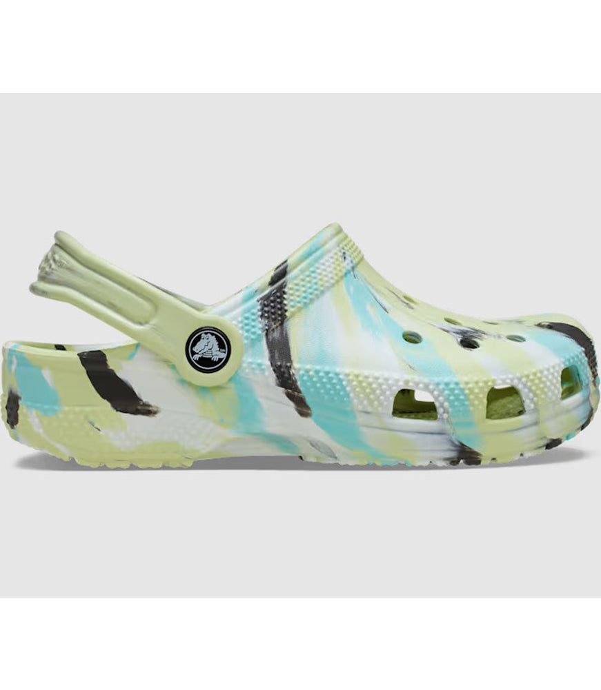 Classic Marbled Clog in Frothy Green by Crocs