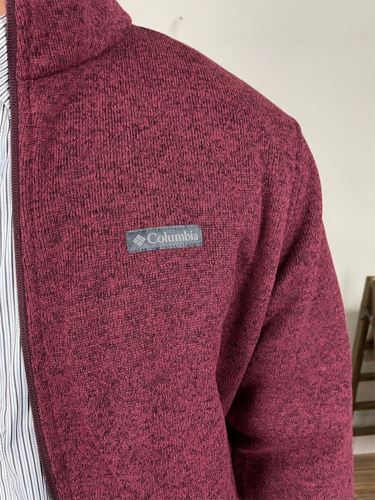 Alto Pass Full Zip Fleece in Rich Wine by Columbia