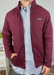 Alto Pass Full Zip Fleece in Rich Wine by Columbia