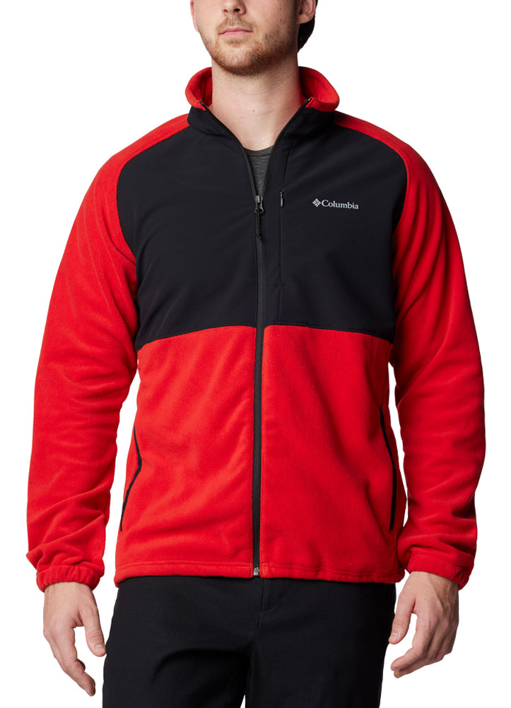 Sage Peak Full Zip Fleece Sail Red Black by Columbia