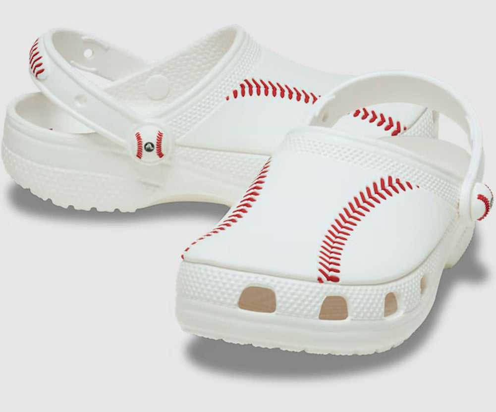 Classic Baseball Clog in White by Crocs