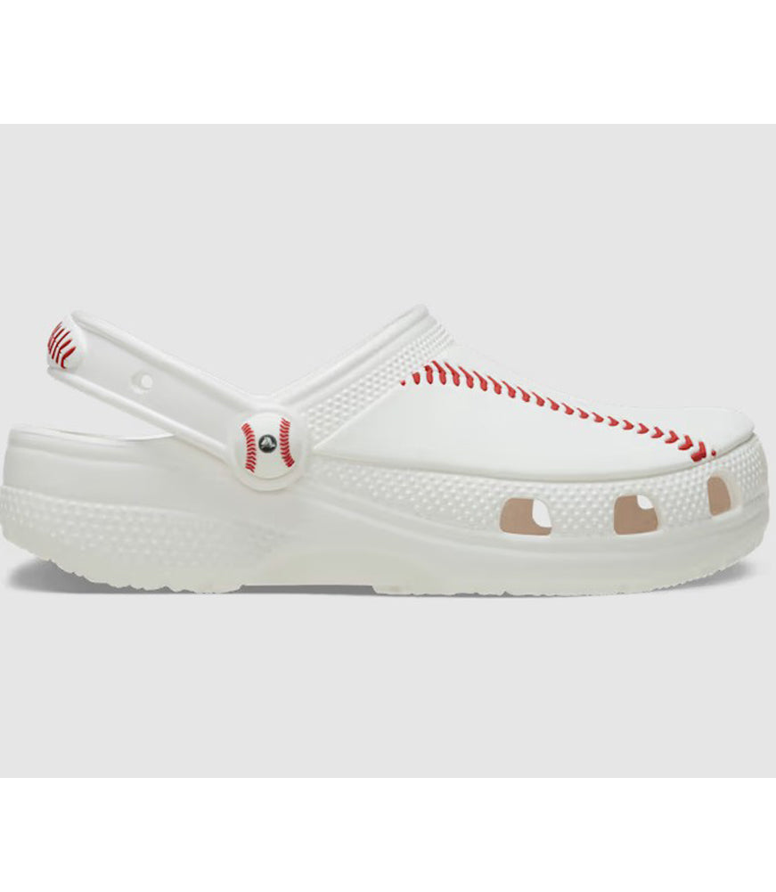 Classic Baseball Clog in White by Crocs