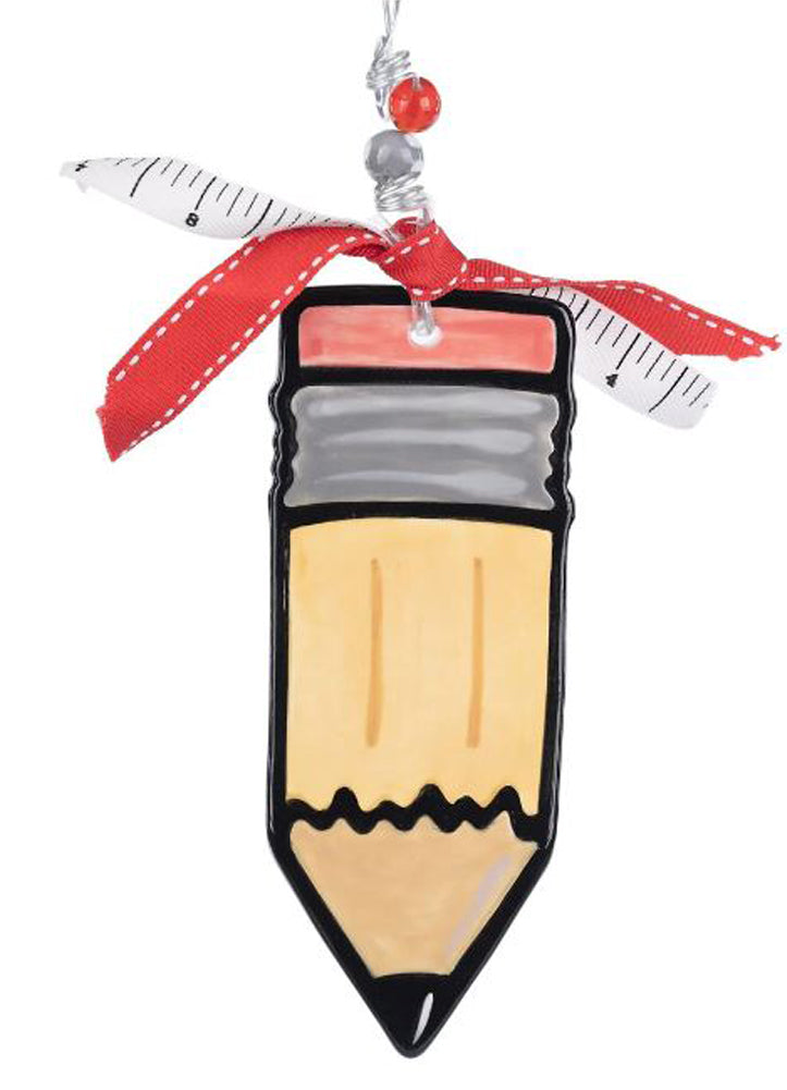 Pencil Flat Ornament by Glory Haus