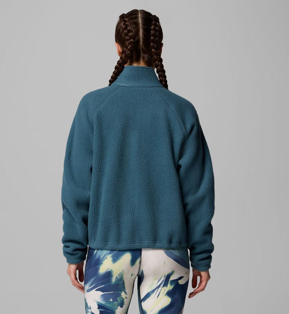 Jasper Ridge Pebbled Fleece Full Snap in Everblue by Columbia