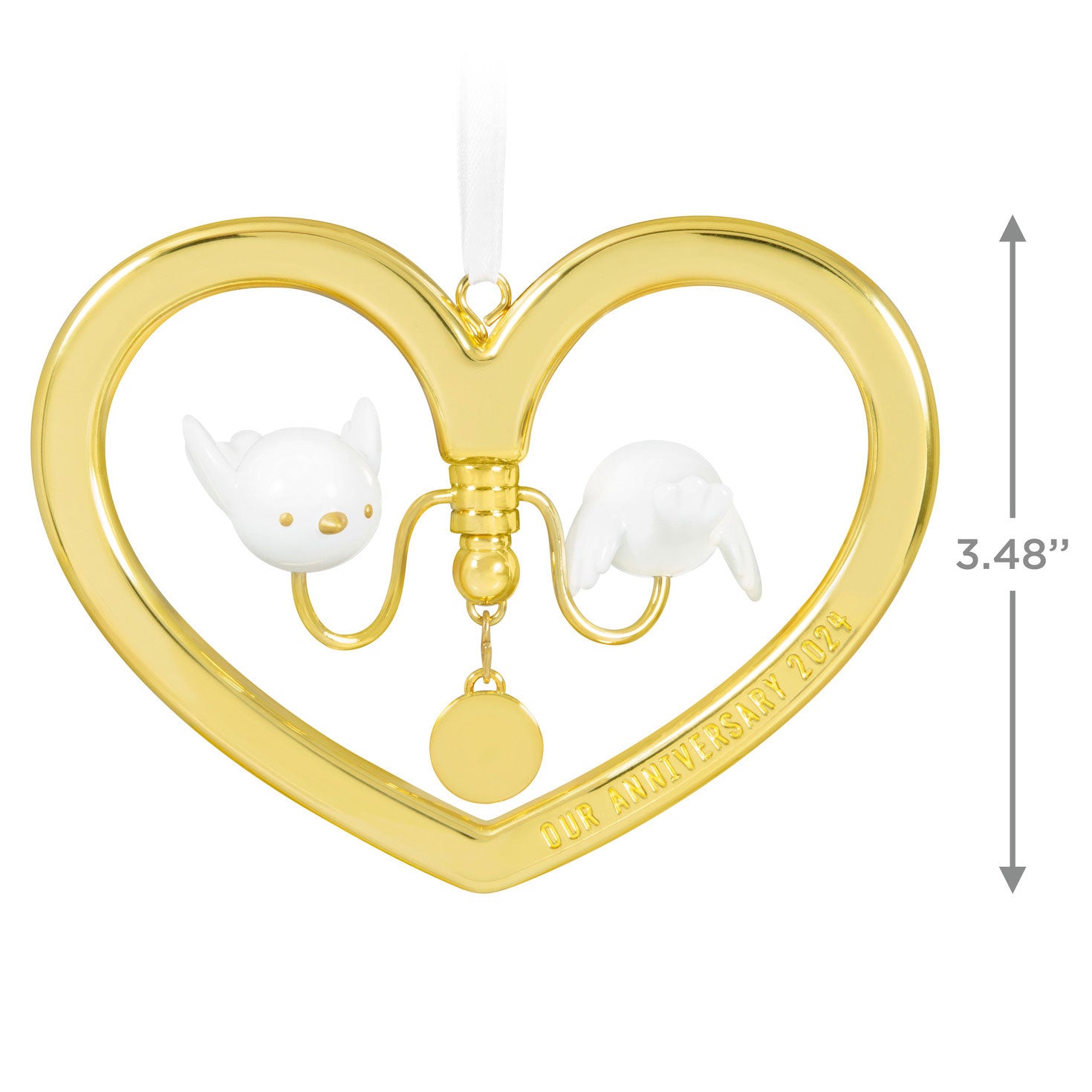 Hallmark Our Anniversary 2024 Metal Ornament