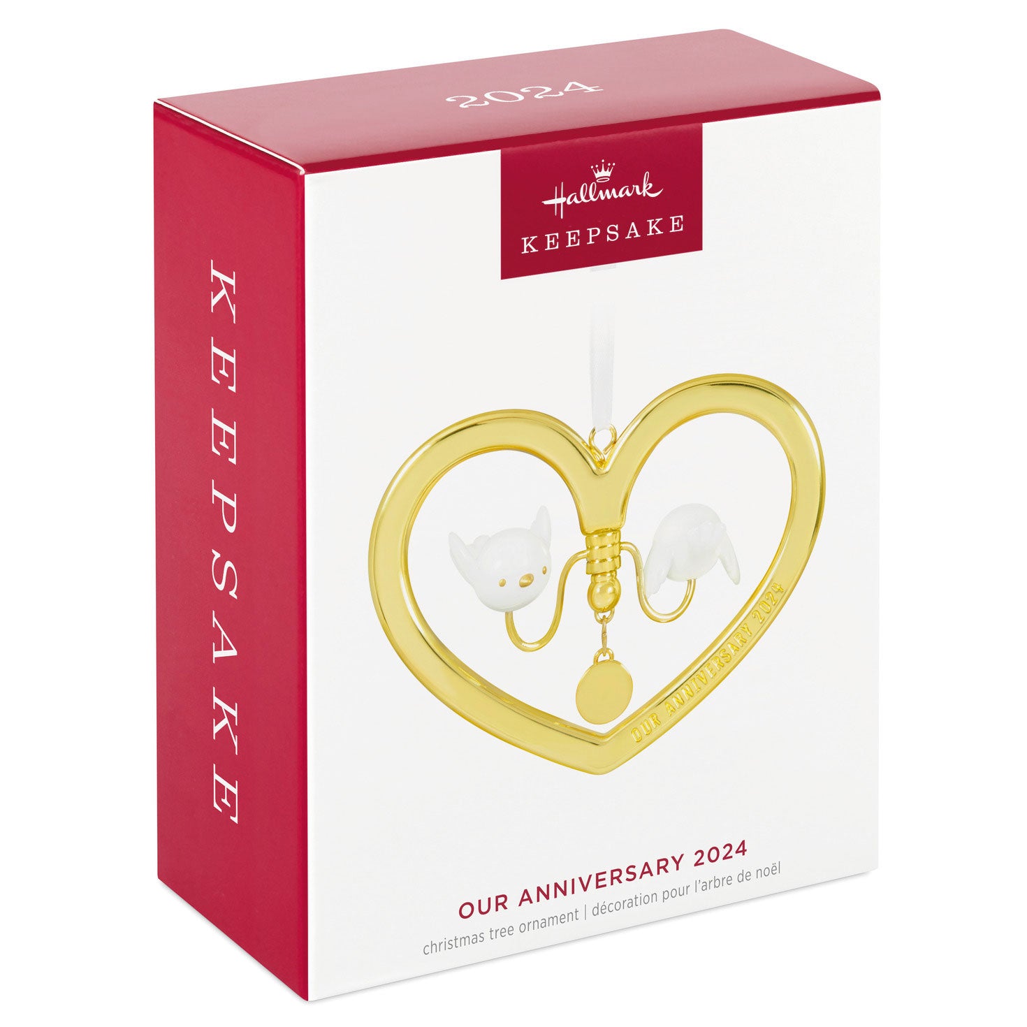 Hallmark Our Anniversary 2024 Metal Ornament