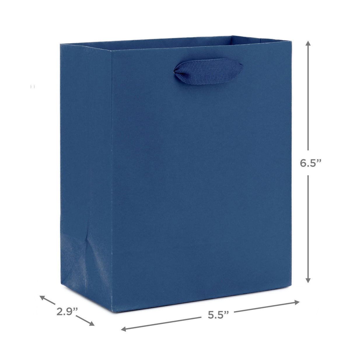 Hallmark 6.5" Navy Small Gift Bag
