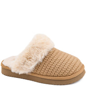 Lets Order In in Camel Cable Knit by Corkys