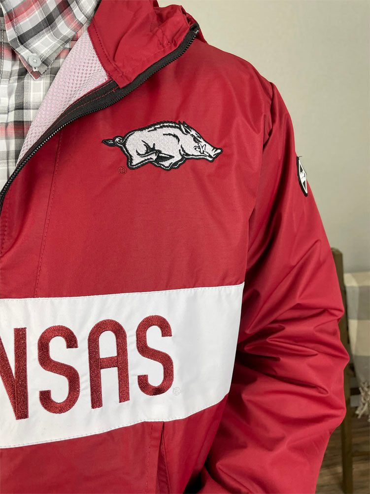 Arkansas Beta Anorak 1/2 Zip by Franchise Club