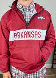 Arkansas Beta Anorak 1/2 Zip by Franchise Club