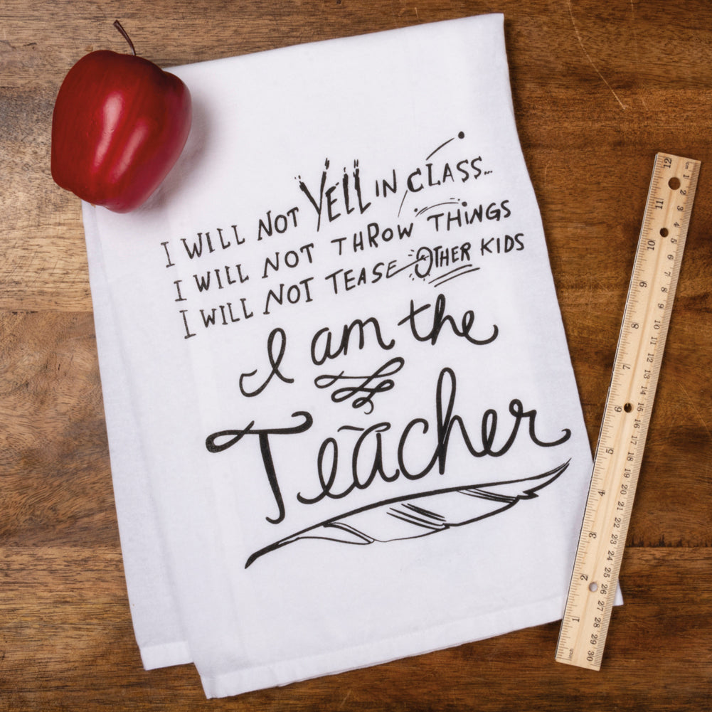 Kitchen Towel- The Teacher by Primitives by Kathy