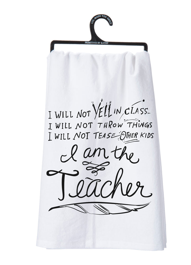 Kitchen Towel- The Teacher by Primitives by Kathy