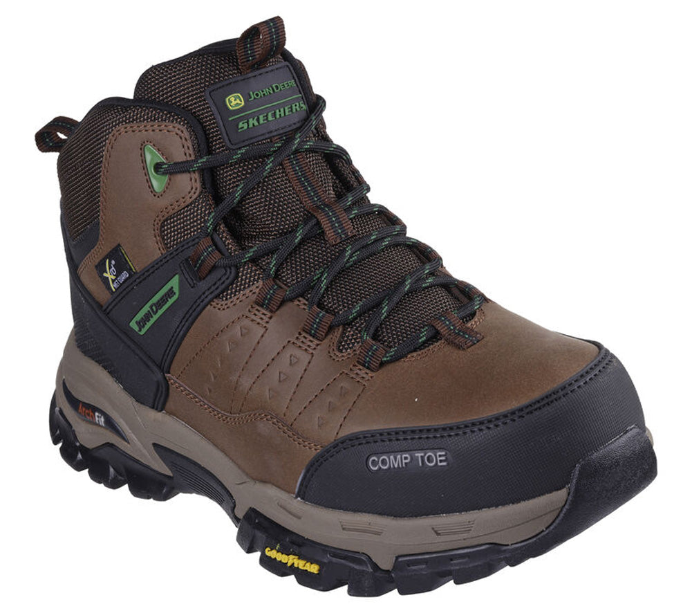 John Deere Arch Fit Tarver CT in Brown by Skechers