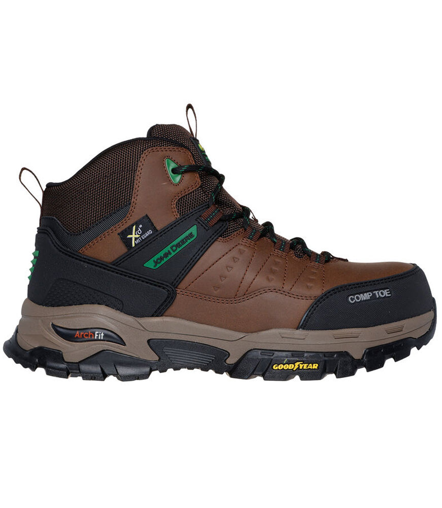 John Deere Arch Fit Tarver CT in Brown by Skechers