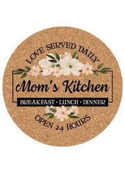 Mom's Kitchen Cork Trivet by Carson Home