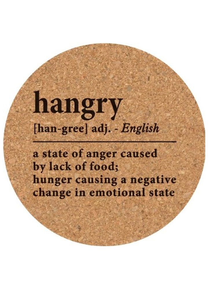 Hangry Cork Trivet by Carson Home