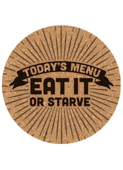 Eat It Cork Trivet by Carson Home