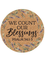 Blessings Cork Trivet by Carson Home