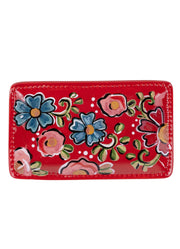 Red Floral Trinket Tray by Glory Hause
