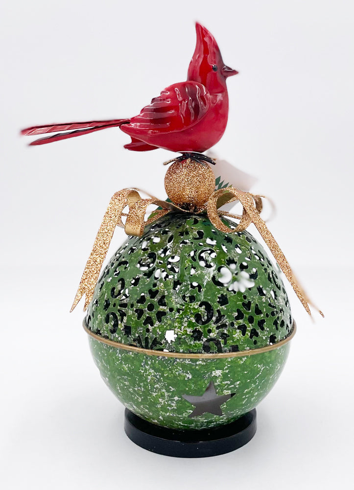 10'' LED Cardinal Ornament by Evergreen