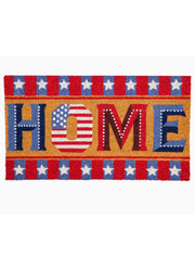 Patriotic Home Coir Mat by Evergreen