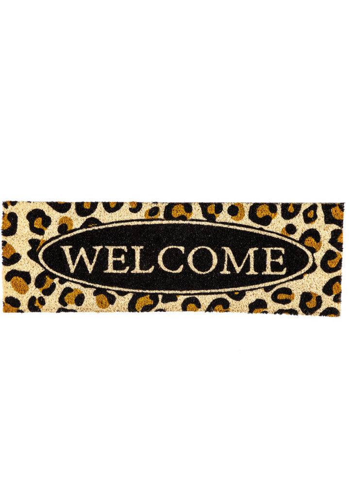 Animal Print Welcome Kensington Switch Mat by Evergreen