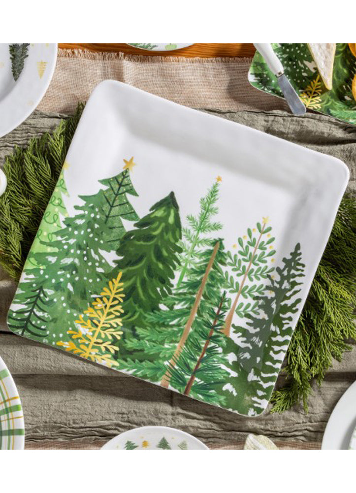 Shades of Green Platter by Evergreen