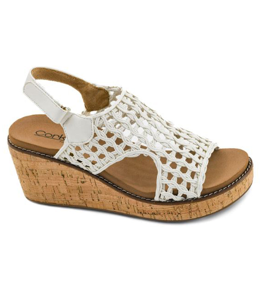 Carley in Ivory Woven 2 by Corkys