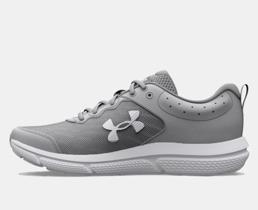 UA Charged Assert 10 in Grey by Under Armour