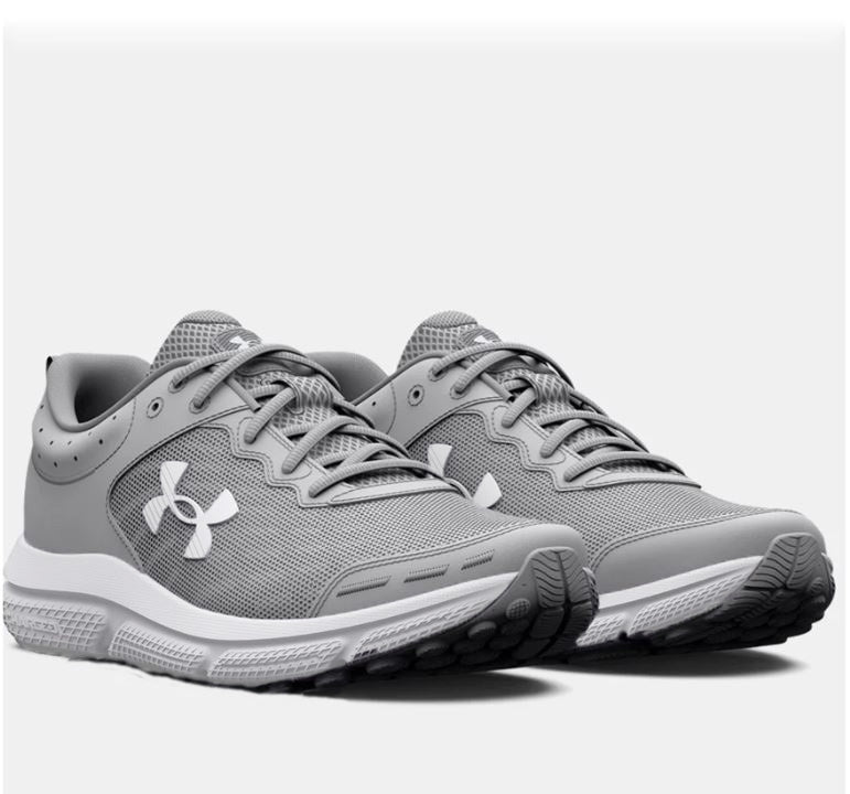 UA Charged Assert 10 in Grey by Under Armour