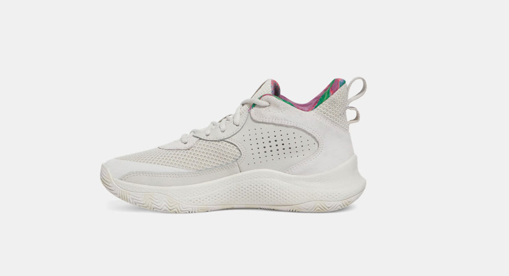 Curry 3Z 24 Suede in White by Under Armour