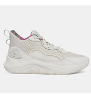 Curry 3Z 24 Suede in White by Under Armour