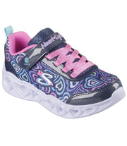 Heart Lights Boogie Love in Navy Multi by Skechers