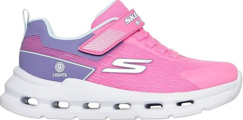 Glide Step Lights in Pink Multi by Skechers