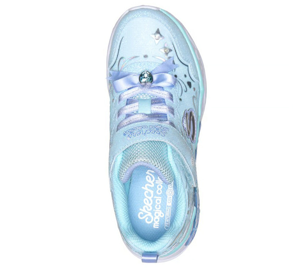 Lights Princess Steps in Light Blue by Skechers