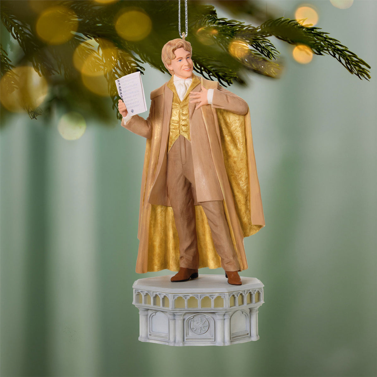 Hallmark Harry Potter and the Chamber of Secrets™ Collection Gilderoy Lockhart™ Ornament With Light and Sound