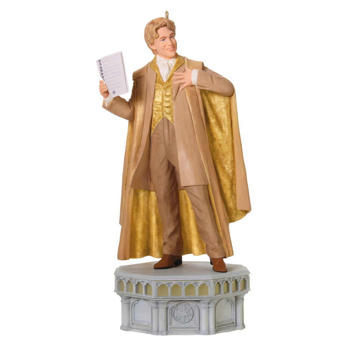 Hallmark Harry Potter and the Chamber of Secrets™ Collection Gilderoy Lockhart™ Ornament With Light and Sound