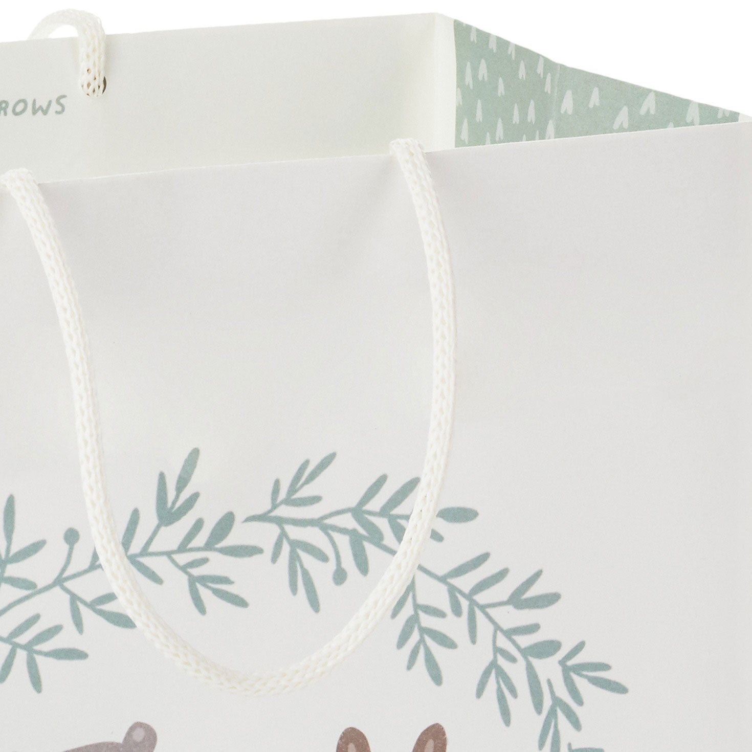 Hallmark 9.6'' Bear and Bunny Medium Gift Bag