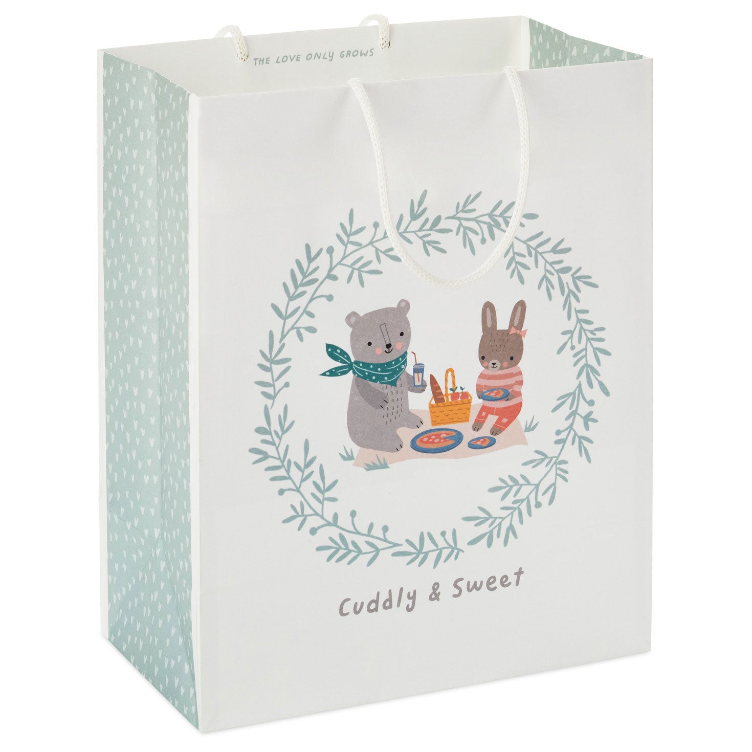 Hallmark 9.6'' Bear and Bunny Medium Gift Bag