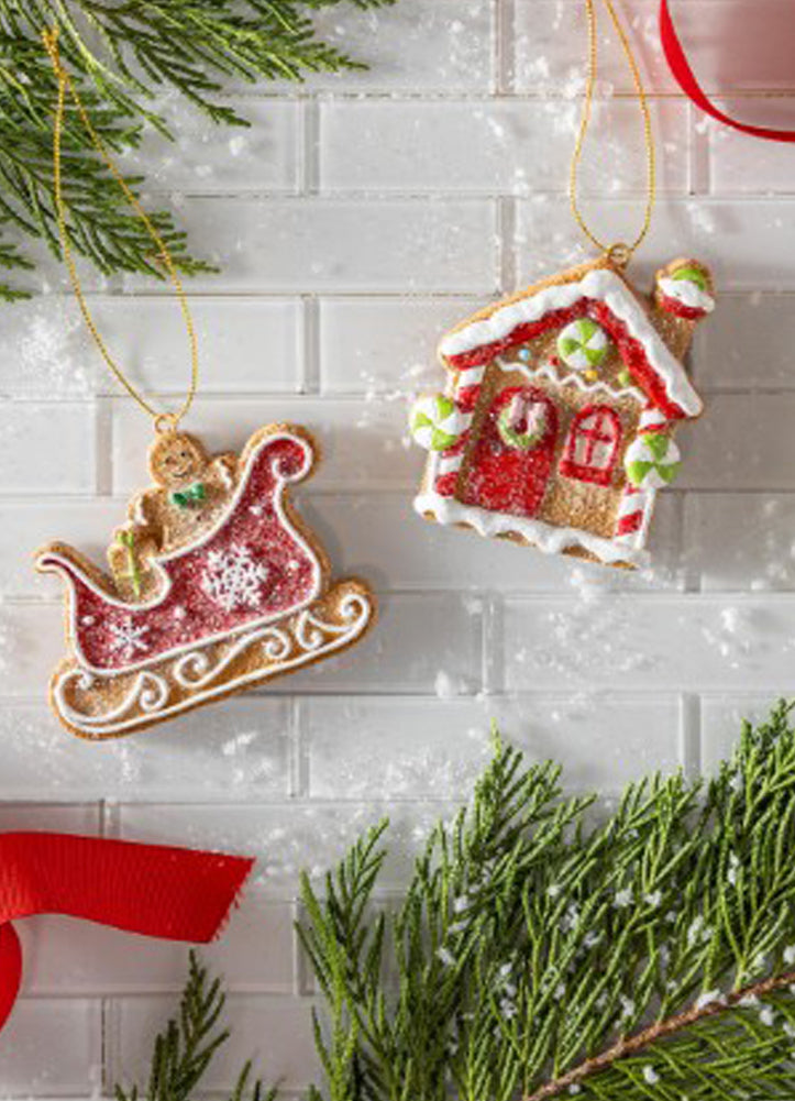 Resin Gingerbread Ornament by Evergreen