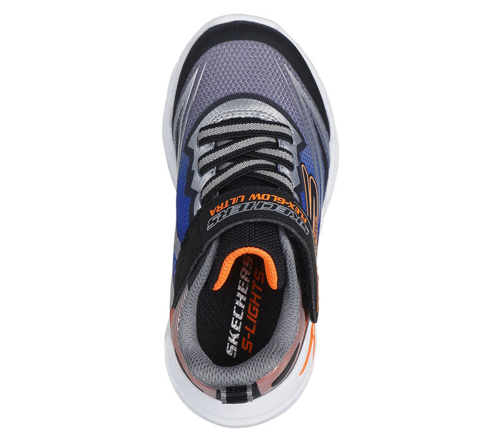 Flex Glow Ultra in Black/Silver by Skechers
