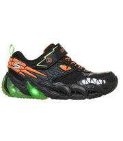 Skech-O-Saurus Lights 3.0 in Black/Lime by Skechers