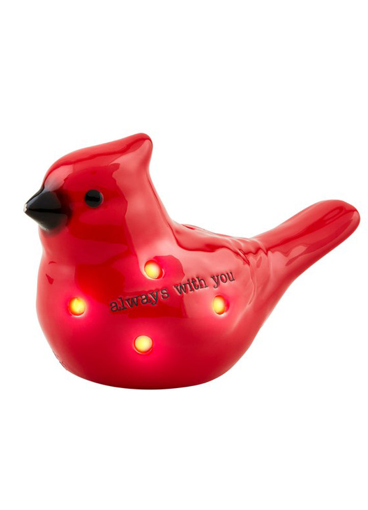 Light Up Cardinal Sitter by Mud Pie
