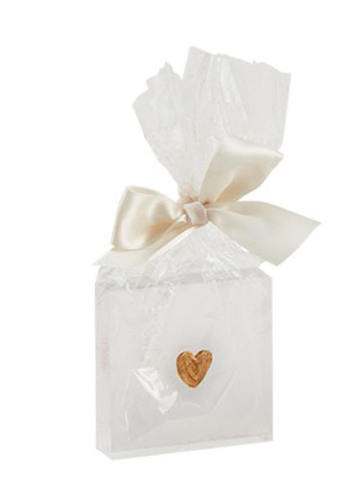 Mini Heart Acrylic Sitter by Mud Pie
