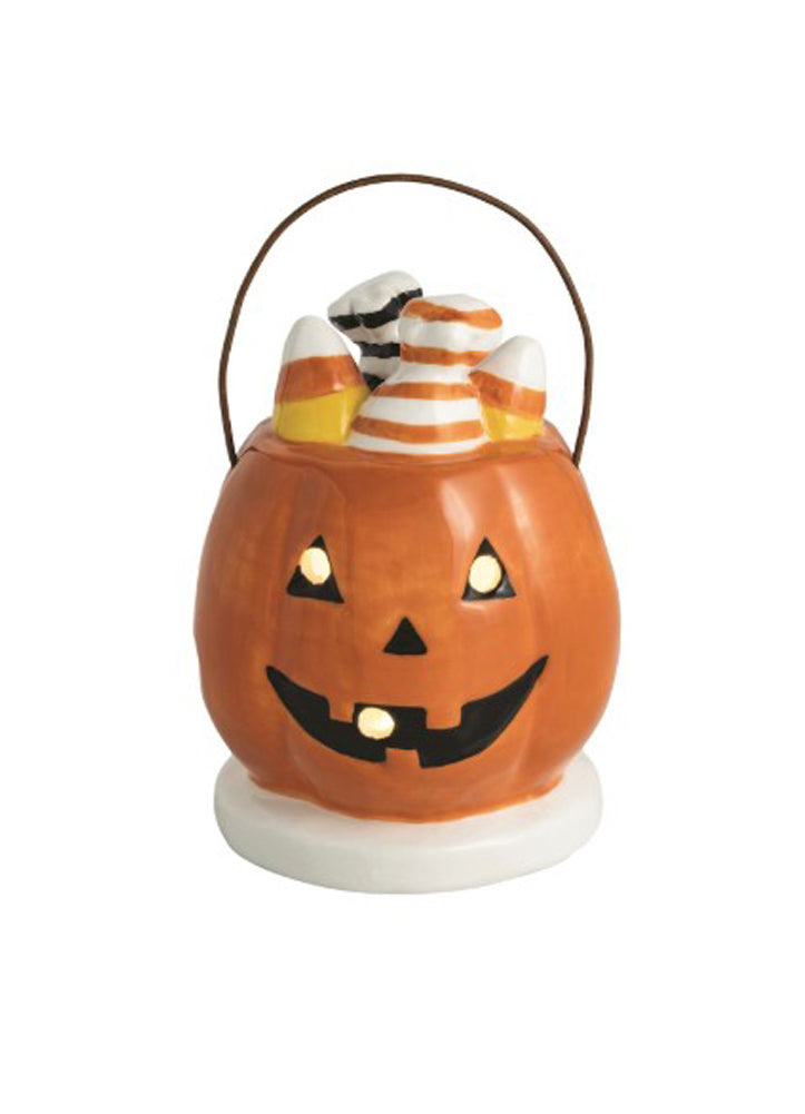 Pumpkin Basket Light Up Sitter by Mud Pie