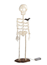Small Light Up Skeleton Sitter by Mud Pie